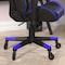 Flash Furniture Blue LeatherSoft Gaming Chair with Roller Wheels CH-187230-1-BL-RLB-GG - alternate 8